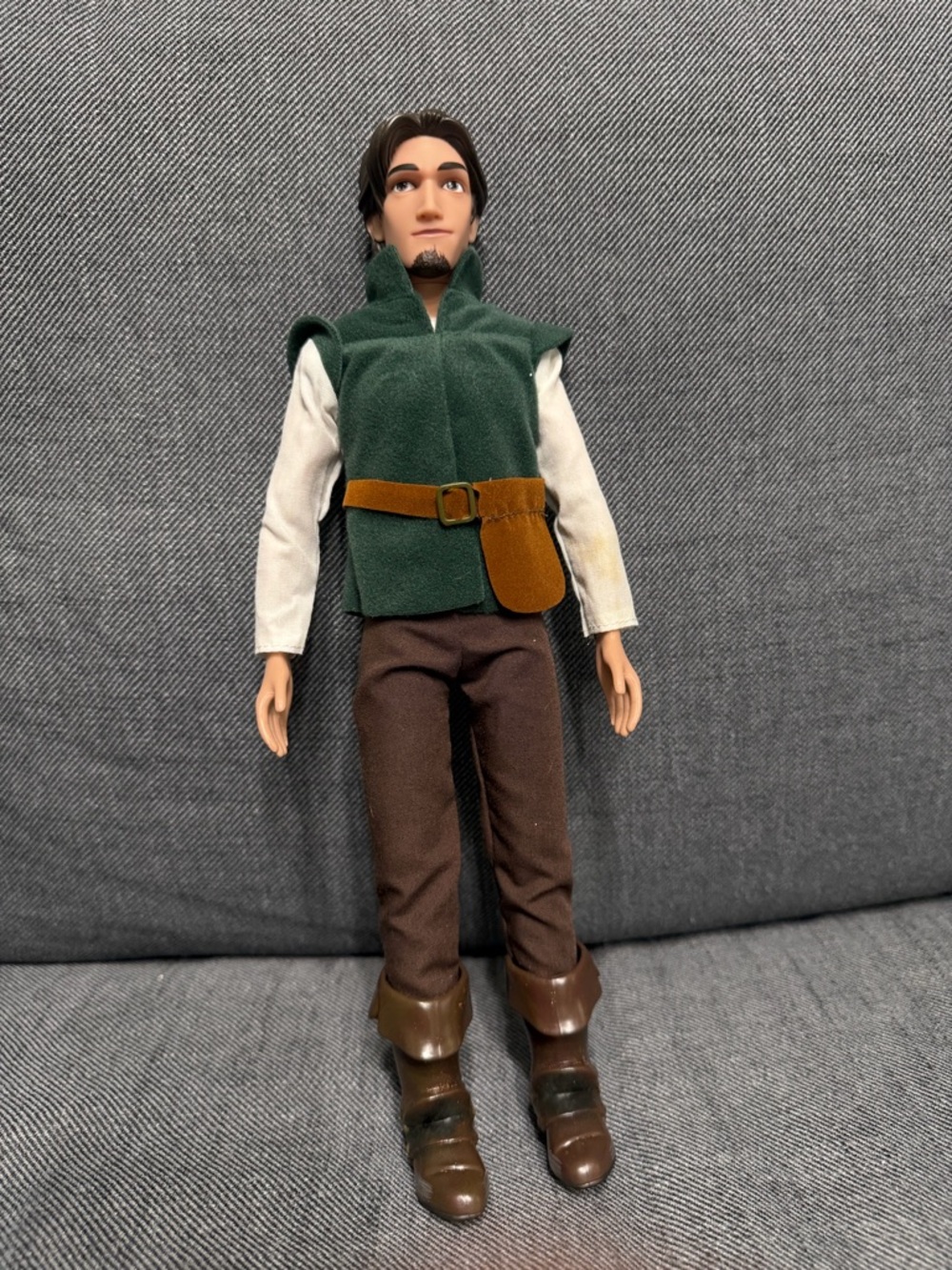Disney Flynn Rider Doll - Green Vest, Brown Hair - Picture 2 of 3
